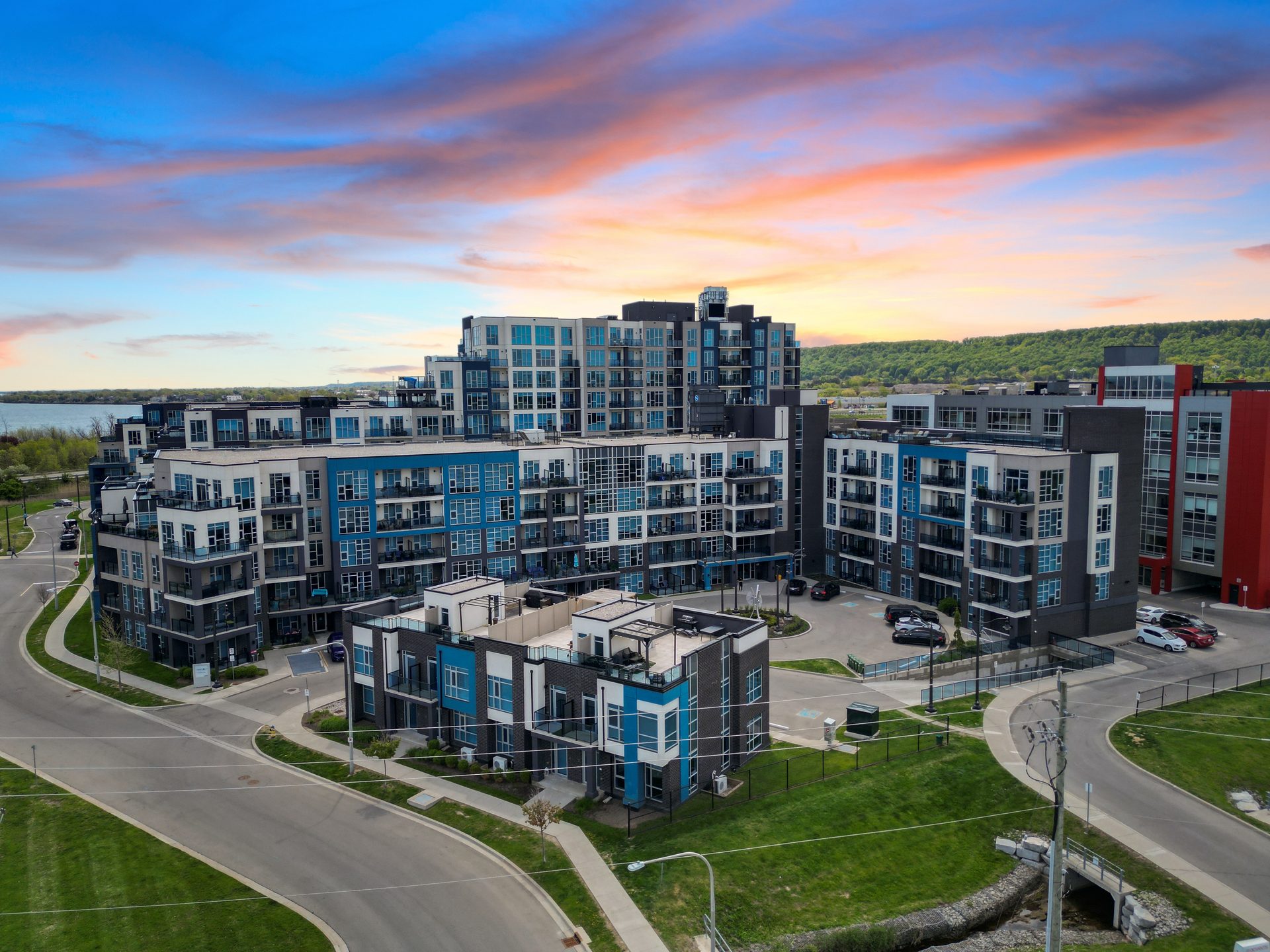 Twilight property shot